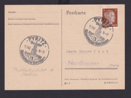 Pyritz Pommern Pyrzyce Polen Deutsches Reich Drittes Reich Karte Reisen SST - Briefe U. Dokumente