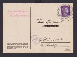 Grossschönau Sachsen Deutsches Reich Drittes Reich Karte Urlaub Erholung SST - Cartas & Documentos