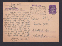 Ganzsache Potsdam Brandenburg Deutsches Reich Drittes Reich Karte SST Vorsicht - Storia Postale