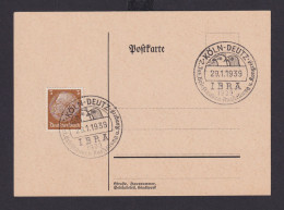 Köln Deutz NRW Deutsches Reich Drittes Reich Karte Anlass SST Internationale - Covers & Documents