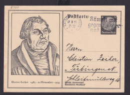 Ganzsache Kaiserslautern Rheinland Pfalz Deutsches Reich Drittes Reich Motiv - Storia Postale