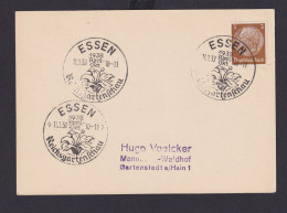 Essen NRW Deutsches Reich Drittes Reich Karte Anlass Botanik Pflanzen. SST - Covers & Documents