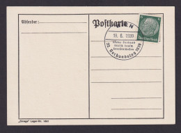 Ostmark Wien Österreich Deutsches Reich Drittes Reich Postkarte Anlass SST 32. - Covers & Documents