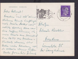 Dresden Sachsen Deutsches Reich Drittes Reich Ansichtskarte Postsache SST - Storia Postale