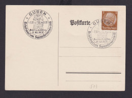 Guben Brandenburg Deutsches Reich Drittes Reich Karte Philatelie SST Briefmarken - Cartas & Documentos