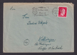 Kempten Allgäu Bayern Deutsches Reich Drittes Reich Brief Gesundheit Ernährung - Storia Postale