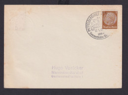 Ostmark Mittelberg Kleinwalsertal Österreich Deutsches Reich Drittes Reich Karte - Storia Postale