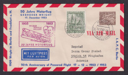 Flugpost Air Mail Gute Berlin Privatganzsache Mit ZUF Gedächtniskirche 107 50 J. - Covers & Documents