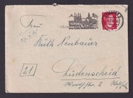 Bamberg Bayern Deutsches Reich Drittes Reich Brief SST Bamberg Eine Stätte - Storia Postale