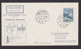 Flugpost Air Mail Brief Grönland Erstflug Lufthansa LH 121 Søndre Strømfjord - Storia Postale