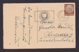 Berlin Charlottenburg Deutsches Reich Drittes Reich Ansichtskarte SST Eigene - Storia Postale