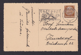 Duisburg Hamborn NRW Deutsches Reich Drittes Reich Ansichtskarte Flugpost SST - Lettres & Documents