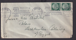 Zusammendrucke Nürnberg Bayern Deutsches Reich Drittes Reich Brief Postsache - Cartas & Documentos