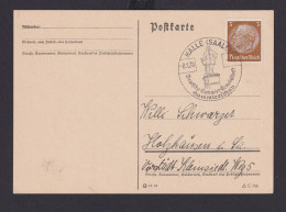 Halle Saale Sachsen Anhalt Deutsches Reich Drittes Reich Karte Philatelie SST - Lettres & Documents