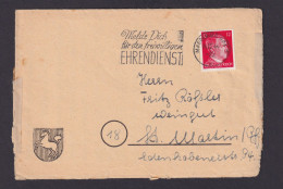 Magdeburg Sachsen Anhalt Deutsches Reich Drittes Reich Brief SST Melde Dich Für - Lettres & Documents