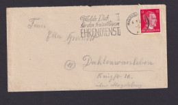 Magdeburg Sachsen Anhalt Deutsches Reich Drittes Reich Brief SST Melde Dich Für - Cartas & Documentos