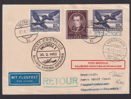 Österreich Flugpost Air Mail Brief Gute Privatganzsache Als Flugkarte MIF Vögel - Lettres & Documents