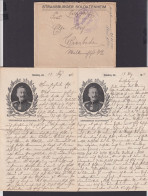 Brief Strassburg Frankreich 1. Weltkrieg Ab Strassburger Soldatenheim Infantrie - Storia Postale