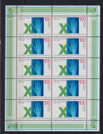 Bund Kleinbogen Zehnerbogen 1784 Röntgen Luxus Postfrisch MNH Kat 13,00 - Briefe U. Dokumente