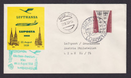 Flugpost Brief Air Mail Lufthansa LUPOSTA Philatelie Köln Nach Wien Österreich - Briefe U. Dokumente
