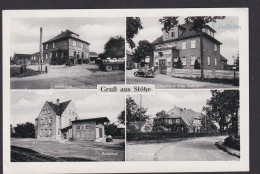 Ansichtskarte Stötze Niedersachsen Gastronomie Gasthof Zum Bahnhof Dorfstrasse - Autres & Non Classés