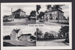 Ansichtskarte Stötze Niedersachsen Gastronomie Gasthof Zum Bahnhof Dorfstrasse - Sonstige & Ohne Zuordnung