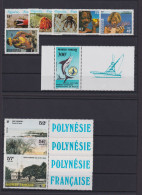 Frankreich Franz. Polynesien Jahrgang 1986 Luxus Postfrisch MNH Tolle Motive - Storia Postale