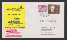 Flugpost Brief Air Mail MIF Bund Beethoven + Berlin Bauten Lufthansa Boeing Jet - Lettres & Documents