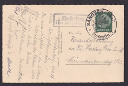 Deutsches Reich Landpoststempel Questenberg über Sangerhausen Auf Ansichtskarte - Covers & Documents