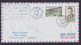 Flugpost Brief Air Mail Air France Frankreich Erstflug Paris Südamerika Buenos - Briefe U. Dokumente