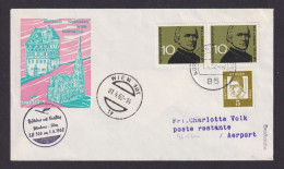 Flugpost Brief Air Mail Lufthansa Erstflug LH 300 Nürnberg Wien Österreich - Storia Postale