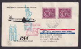 Flugpost Brief Air Mail Bund Schöne MEF 216 Erstflug Pan Amerika Zuleitung - Covers & Documents