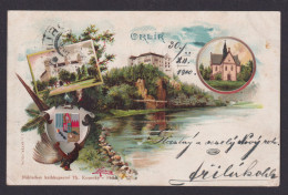 Litho Ansichtskarte Orlik Worlik Tschechien N. Kroneuburg Österreich - Czech Republic