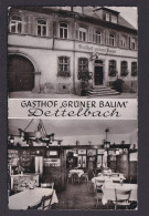 Ansichtskarte Dettelbach Bayern Gastronomie Gasthof Grüner Baum Bes. - Autres & Non Classés