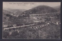 Bahnpost Ansichtskarte Düren Heimbach Hotel Schönblick Eifel Bes. Karl Uehlein - Andere & Zonder Classificatie