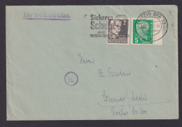 Briefmarken DDR Brief MIF Pieck + Persönlichkeiten Bahnpost Leipzig N Wismar - Briefe U. Dokumente