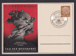 Deutsches Reich Privatganzsache Philatelie Bremen Tag Der Briefmake Reichsbund - Other & Unclassified