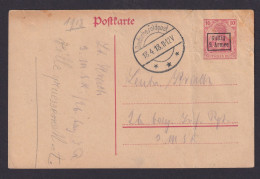 Briefmarken Besetzung Etappengebiet 9. Armee Ganzsache P 1 Rumänien Feldpost - Occupation 1914-18