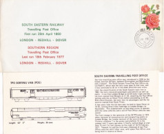 GB Engeland 1977 South Eastern Railway Travelling Post Office  18-02-1977 - Treni