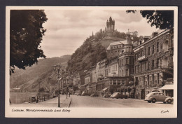 Ansichtskarte Cochem Rheinland Pfalz Moselpromenade Burg Union Hotel - Altri & Non Classificati