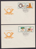 Briefmarken DDR Brief Spielzeug Historisch 2661-2666 Auf 3 FDC Berlin 24.11.1981 - Cartas & Documentos