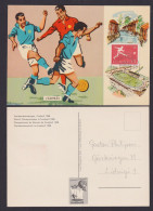 Sport Fußball WM Weltmeisterschaft Schweden Tolle Künstler Maximumkarte MK 1958 - Otros & Sin Clasificación