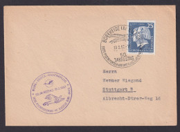 Briefmarken DDR Flugpost Brief EF 860 Borkheide Leipzig 50 Jahre Postbeförderung - Lettres & Documents