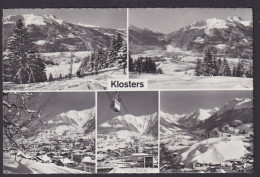 Ansichtskarte Klosters Schweiz Ansichten Winterlandschaft N. Murr Ludwigsburg - Altri & Non Classificati