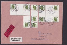 DDR Eilboten Brief 3345-6 Zusammendruck Brandenburger Tor Auerbach Nach Bremen - Storia Postale