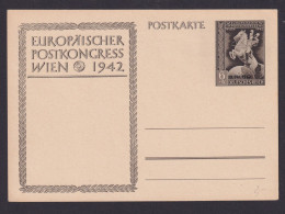 Deutsches Reich Nothilfe Ganzsache Europäischer Postkongress Wien Österreich - Covers & Documents