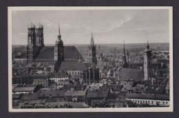 Ansichtskarte München Bayern Altstadt Totalansicht Kirche SST Hauptstadt Der - Other & Unclassified