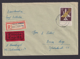 Briefmarken Flugpost Air Mail DDR 3 DM Vom Rand Siebenlehn Essen Kray - Brieven En Documenten