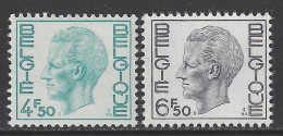 Belgique - 1974 - COB 1743P4 Et 1744P5 ** (MNH) - Nuevos