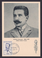 Briefmarken Frankreich 1179 Fernand Widal Arzt Maximumkarte Ansichtskarte - Storia Postale